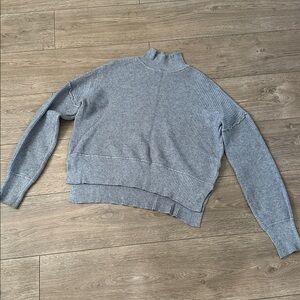 Cyrus Heather Gray Knit Top